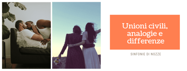 Unioni civili, analogie e differenze