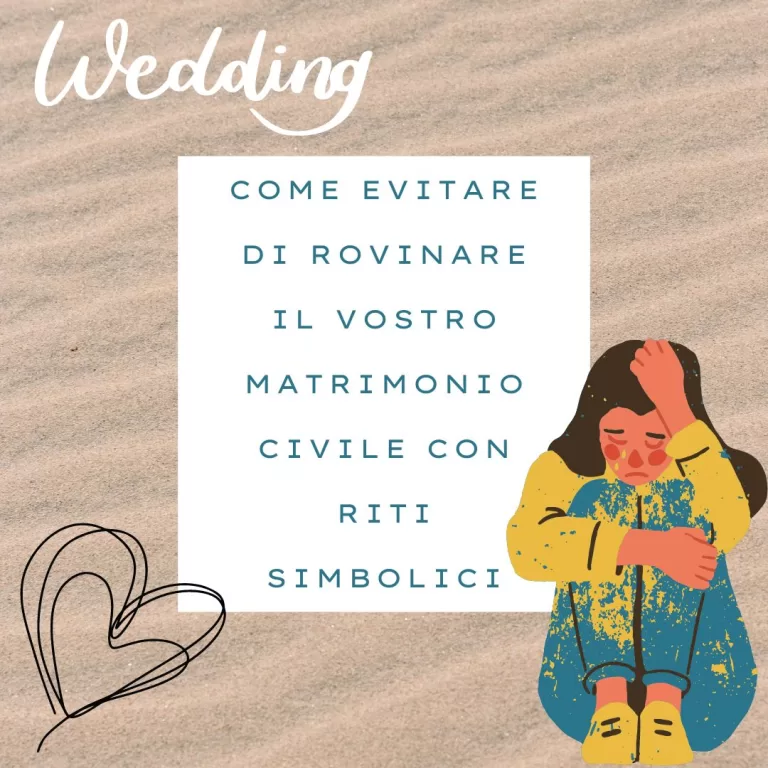 Come evitare di rovinare il vostro matrimonio civile con riti simbolici