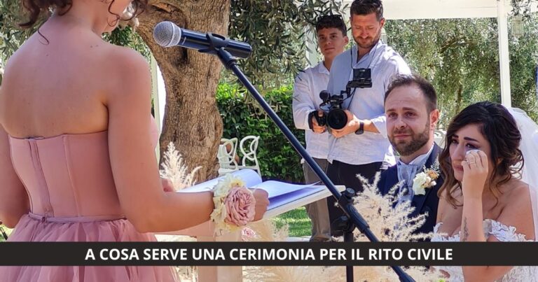A cosa serve una cerimonia per il rito civile